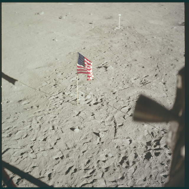 Apollo 11 The American Flag On The Moon - Apollo11Space